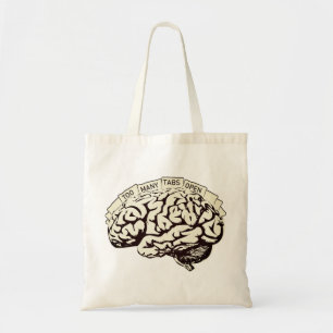 Bolsa Tote Abas demais abrem o cérebro