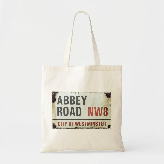 Bolsa Tote Abbey Road Sign (Frente)