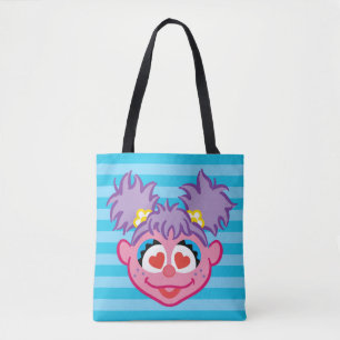 Bolsa Tote Abby Sorrindo Rosto com Olhos em Forma de Coração