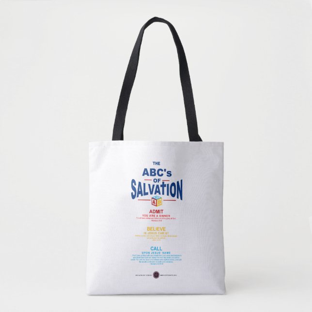 Bolsa Tote ABC da Salvação (Frente)