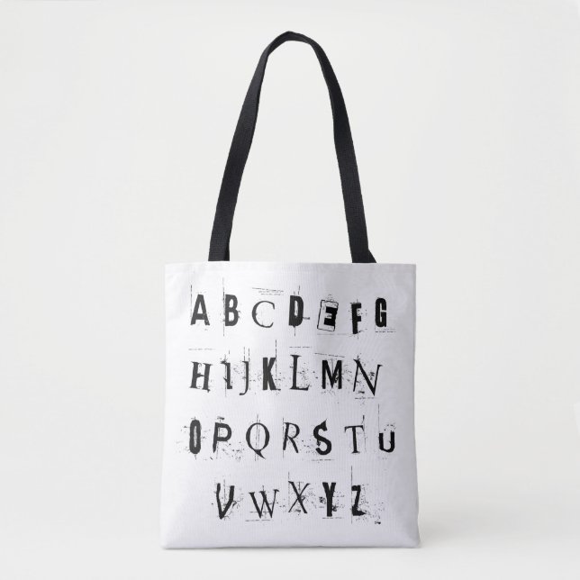 Bolsa Tote ABCs do Punk Rock (Frente)