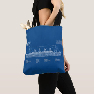 Bolsa Tote ABD de Planos de Impressão de Entrega Titanal do R
