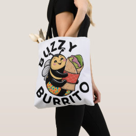 Bolsa Tote Abeelha Bizarra de Burrito Engraçada