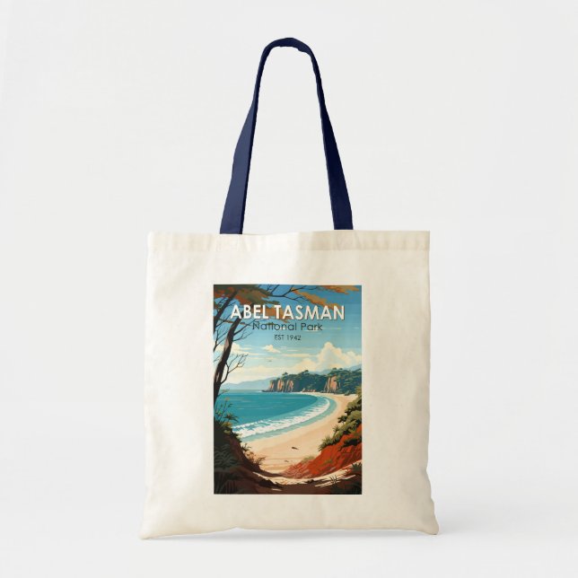 Bolsa Tote Abel Tasman National Park Nova Zelândia Viagem Ret (Frente)