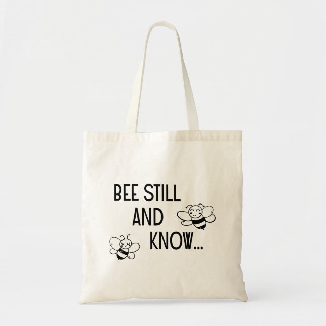 BOLSA TOTE ABELHA AINDA E SABE! (Frente)
