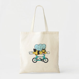 Bolsa Tote Abelha com Bicicleta