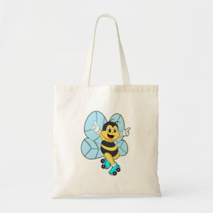 Bolsa Tote Abelha com skates de cilindro