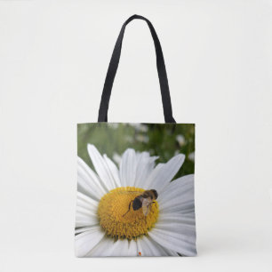 Bolsa Tote abelha e margarida