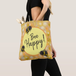 Bolsa Tote Abelha feliz! Zangões