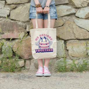 Bolsa Tote Abelha Rosa Fresca