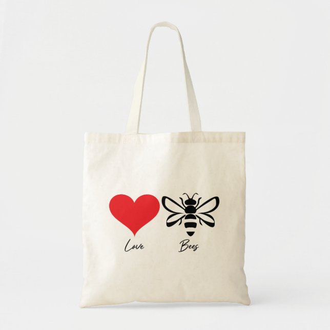 Bolsa Tote Abelhas de Amor (Frente)