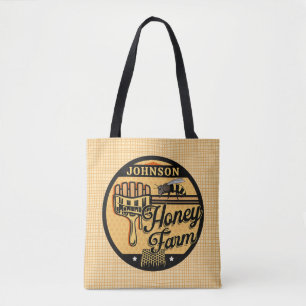 Bolsa Tote Abelhas de mel Fazenda personalizada