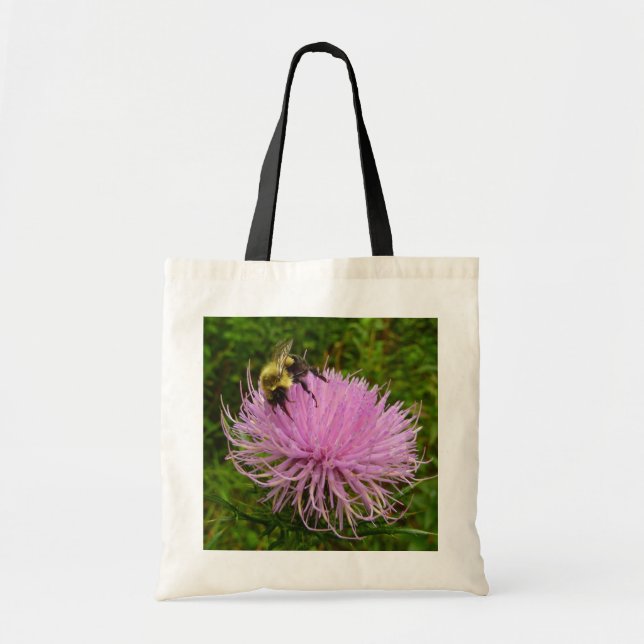 Bolsa Tote Abelhas na Natureza da Flor do Estilo (Frente)