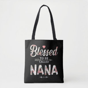 Bolsa Tote Abençoado Por Ser Chamado De Nana