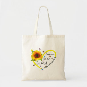 Bolsa Tote Abençoado Ser Chamado De Presentes De Girassol Ma