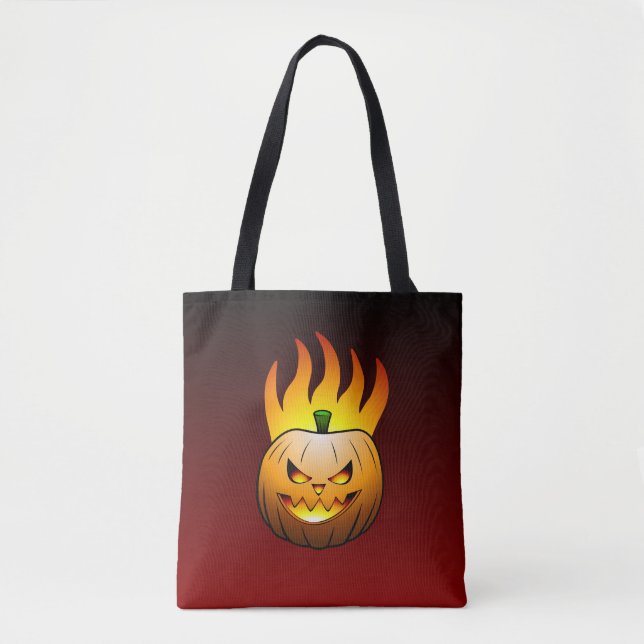 Bolsa Tote Abóbora de Halloween (Frente)
