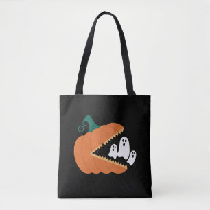 Bolsa Tote Abóbora de Halloween Fantasmas Divertidos Meninos