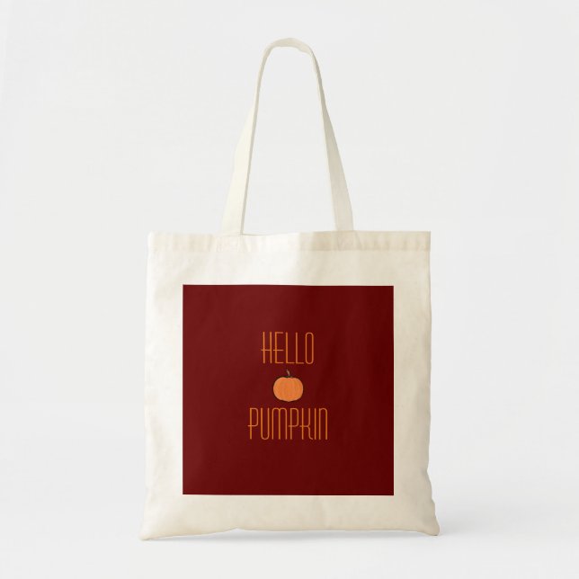 Bolsa Tote Abóbora de outono (Frente)