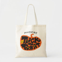 Bolsa Tote Abóbora Divertida e Alegre de Halloween