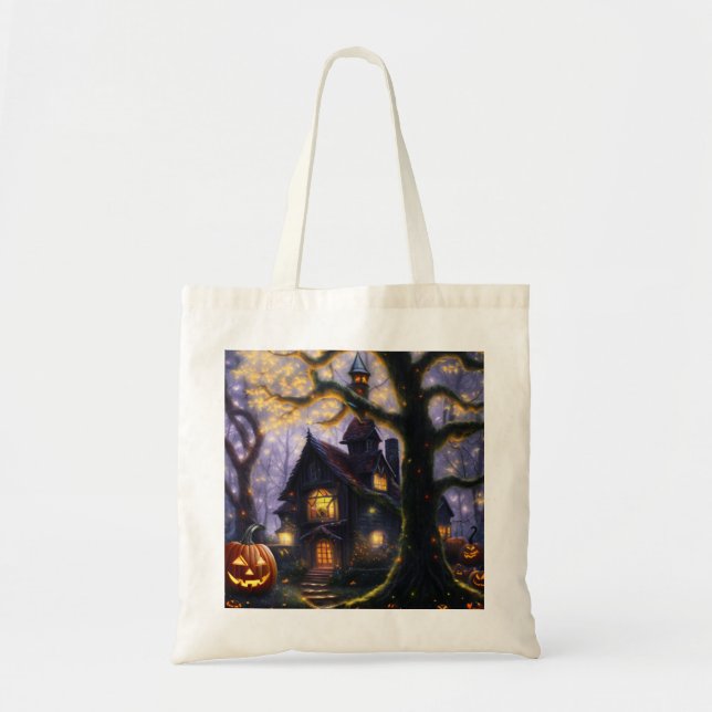 Bolsa Tote abóbora/outono/Halloween  (Frente)