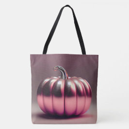 Bolsa Tote Abóbora Rosa Brilhante