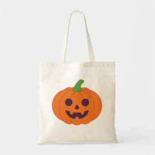 Bolsa Tote Abóboras de Halloween Fofas e Gatos Pretos Padrão