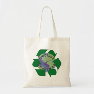Bolsa Tote Abraçar a reciclagem
