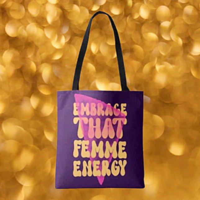 Bolsa Tote Abraçar Essa Saco De Energia Femme (Criador carregado)