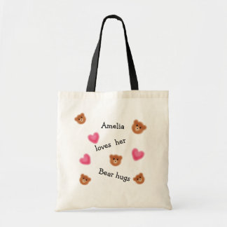Bolsa Tote Abraços de Urso Personalizados Fofos