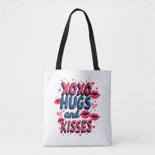 Bolsa Tote Abraços e Beijos Xoxo para o Dia dos Namorados