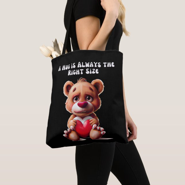 Bolsa Tote Abraços Felizes para Amigos (Close Up)