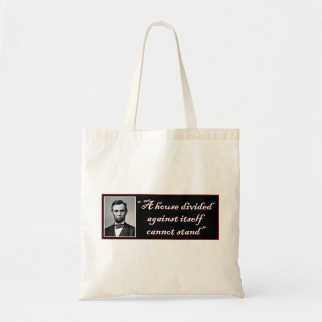 Bolsa Tote Abraham Lincoln (Frente)