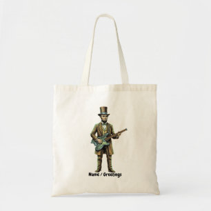 Bolsa Tote Abraham Lincoln Cabeça de Balanço Guitarrra Sem Ca