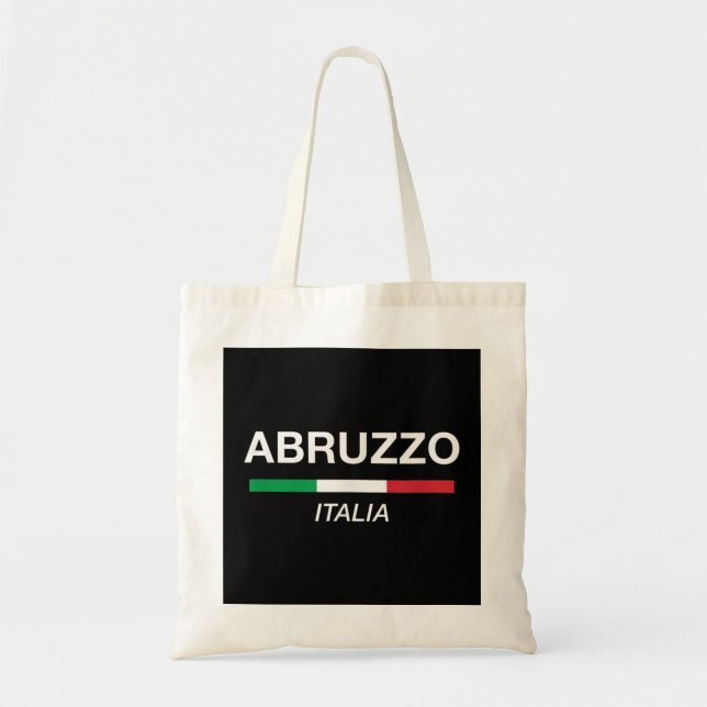 Bolsa Tote Abruzzo Itália Nome Família Reunião Itália Sinaliz (Frente)