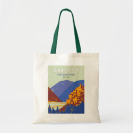 Bolsa Tote Abruzzo National Park Itália Viagem Art Vintage