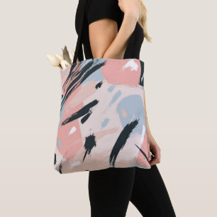 Bolsa Tote Abstração de Pastel