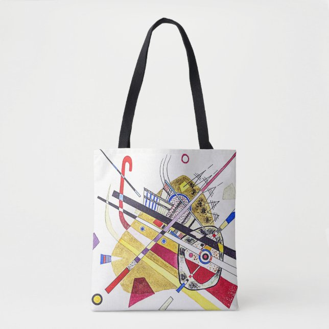 Bolsa Tote Abstração impressionante - Kandinsky (Frente)