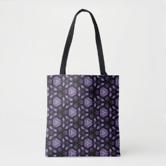 Bolsa Tote Abstract art eyes and diamond watercolour pattern 