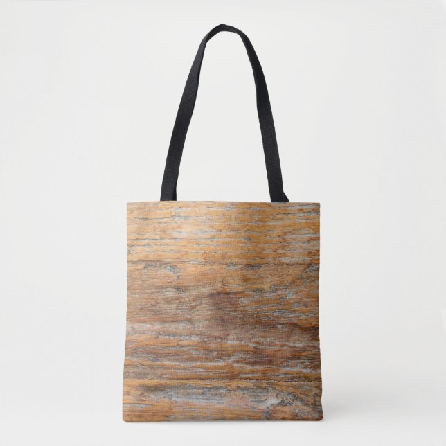 Bolsa Tote Abstract detail texture of old wooden beautiful, v (Frente)