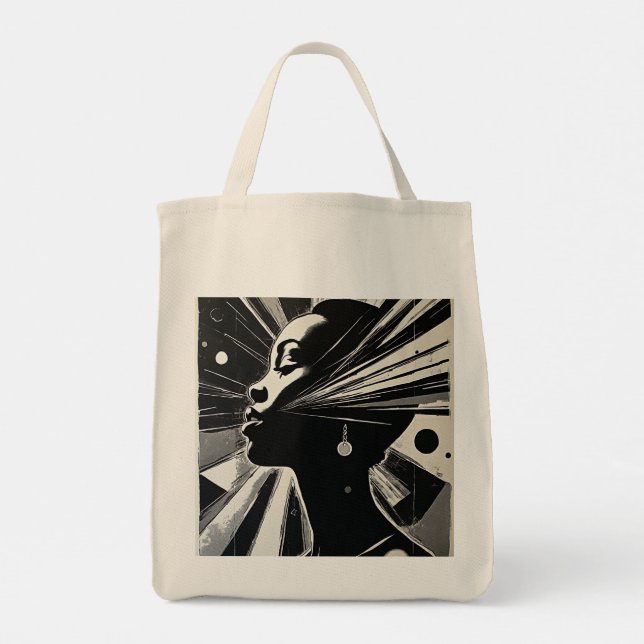 Bolsa Tote Abstract Ebony (Verso)