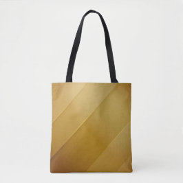 Bolsa Tote Abstract Gold Diagonal Layers Luxury Art