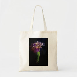 Bolsa Tote Abstract Iris Flower – Elegant Floral Art