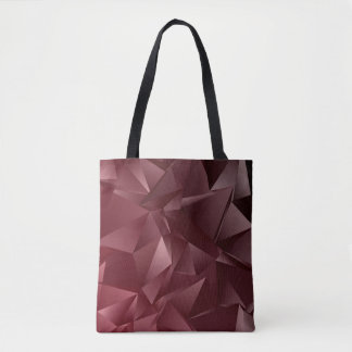 Bolsa Tote Abstract Low-Poly background. triangulated texture