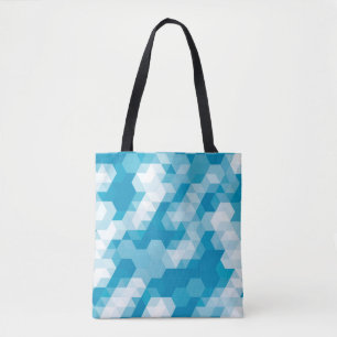Bolsa Tote Abstract pattern of geometric shapes backgroundabs