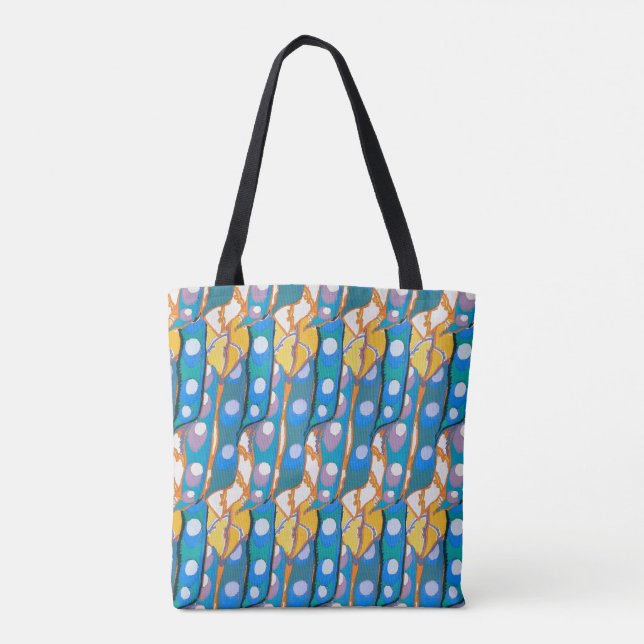 Bolsa Tote Abstract pattern seamless illustration 2 (Verso)