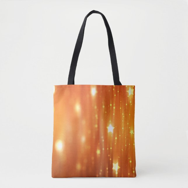 Bolsa Tote abstract shiny orange backgroundabstract,art,backg (Frente)