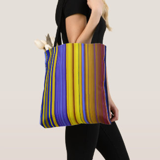Bolsa Tote Abstract Stripes Design 1