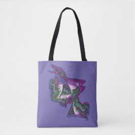 Bolsa Tote Abstrato Art em um
