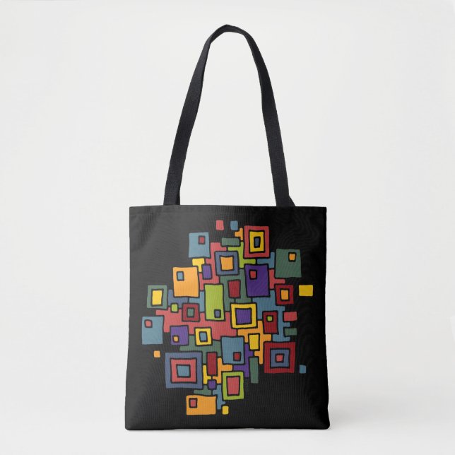 Bolsa Tote Abstrato ART - MAPA CIDADE II (Frente)