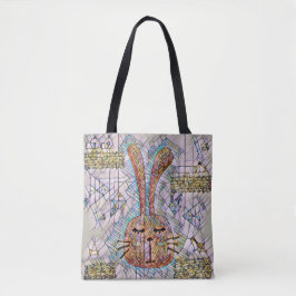 Bolsa Tote Abstrato bunny